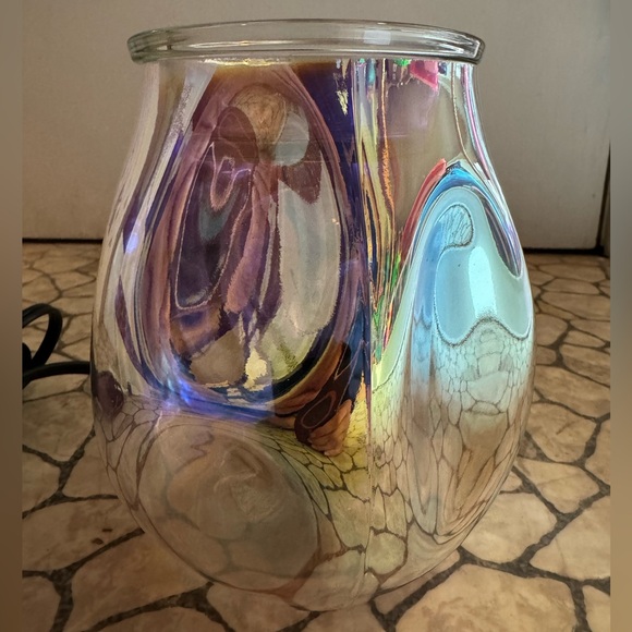 NIB Scentsy Bubbled Iridescent Wax Warmer - Picture 6 of 12